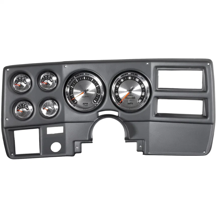 DIRECT FIT DASH KIT; CHEVY TRUCK/SUBURBAN 73-83; TACH/MPH/FUEL/OILP/WTMP/VOLT; A