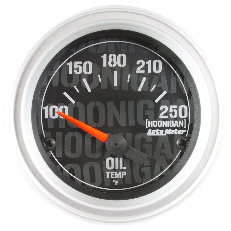 GAUGE; OIL TEMP; 2 1/16in.; 100-250deg.F; ELECTRIC; HOONIGAN