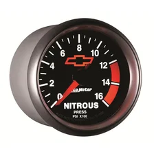 GAUGE; NITROUS PRESSURE; 2 1/16in.; 1600PSI; DIGITAL STEPPER MOTOR; CHEVY RED BO image 4