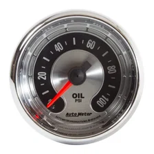 GAUGE; OIL PRESS; 2 1/16in.; 100PSI; MECH; AMERICAN MUSCLE image 1