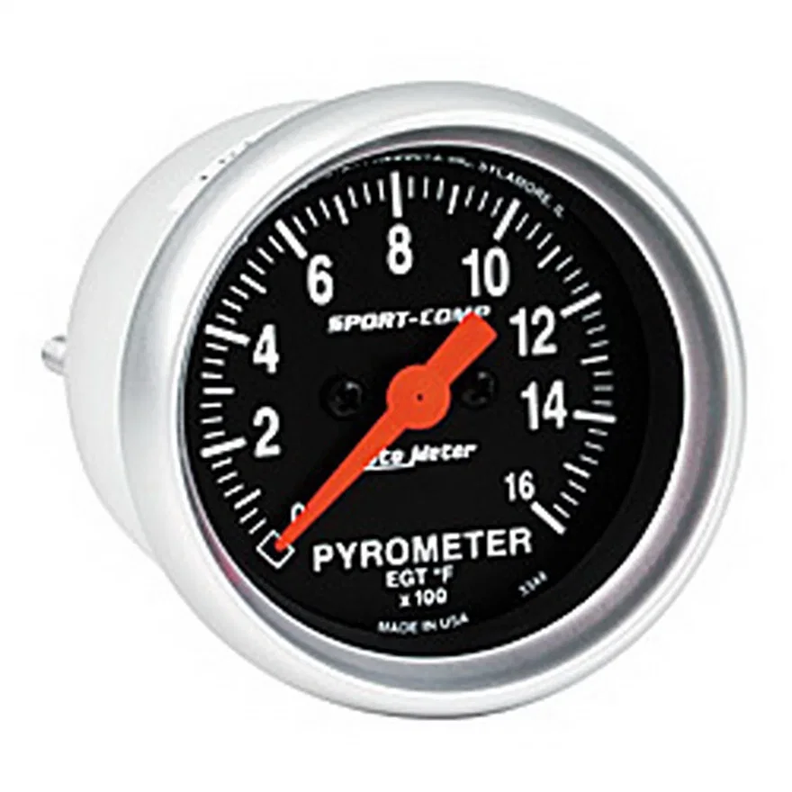 GAUGE; PYROMETER (EGT); 2 1/16in.; 1600deg.F; DIGITAL STEPPER MOTOR; SPORT-COMP