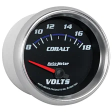 GAUGE; VOLTMETER; 2 5/8in.; 18V; ELECTRIC; COBALT image 5