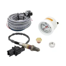 GAUGE; AIR/FUEL RATIO-WIDEBAND; ANALOG; 2 5/8in.; 8:1-18:1; STPR MTR; MARINE WHI image 2