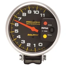 GAUGE; TACHOMETER; 5in.; 11K RPM; PEDESTAL W/PEAK MEMORY; PRO-COMP image 1