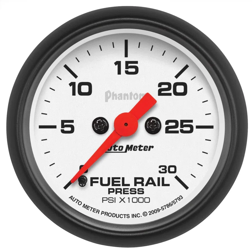 GAUGE; RAIL PRESS (RAM 6.7L); 2 1/16in.; 30KPSI; DIGITAL STEPPER MOTOR; PHANTOM
