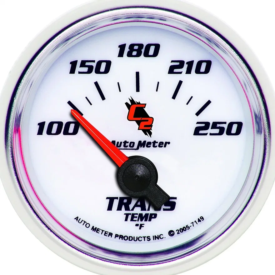 GAUGE; TRANSMISSION TEMP; 2 1/16in.; 100-250deg.F; ELECTRIC; C2