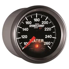 GAUGE; WATER TEMP; 2 1/16in.; 100-260deg.F; STEPPER MOTOR W/PEAK/WRN; SPORT-COMP image 6