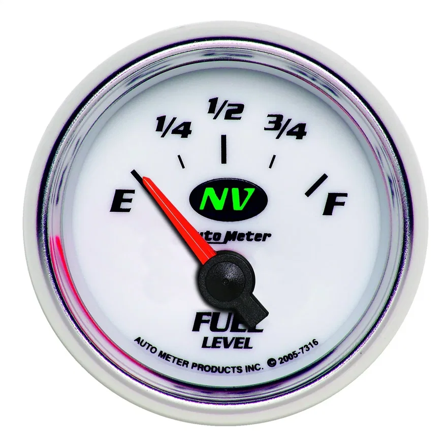 GAUGE; FUEL LEVEL; 2 1/16in.; 240OE TO 33OF; ELEC; NV