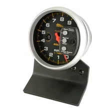 GAUGE; TACH; 5in.; 9K RPM; PEDESTAL W/RPM PLAYBACK; BLACK; PRO-CYCLE image 2