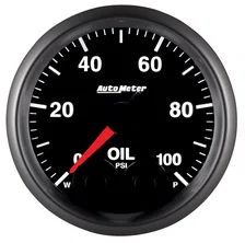 GAUGE; OIL PRESS; 2 1/16in.; 100PSI; STPR MTR W/PK/WRN; ELITE; W/O PRO-CONTROL image 3