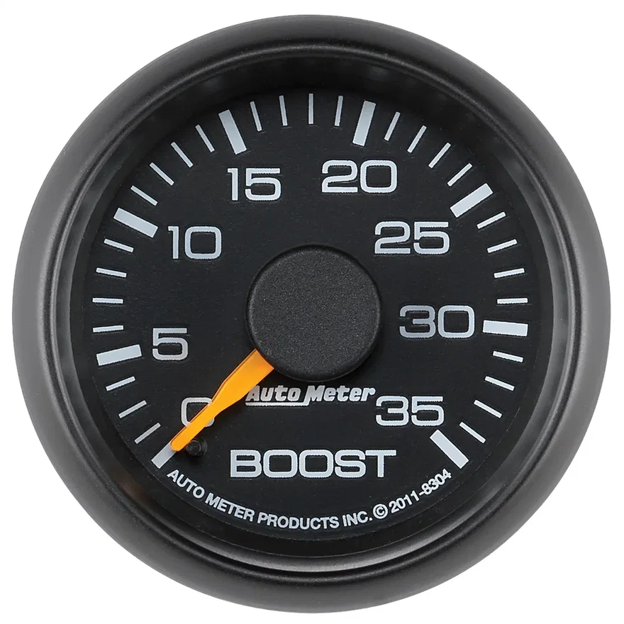 GAUGE; BOOST; 2 1/16in.; 35PSI; MECHANICAL; GM FACTORY MATCH