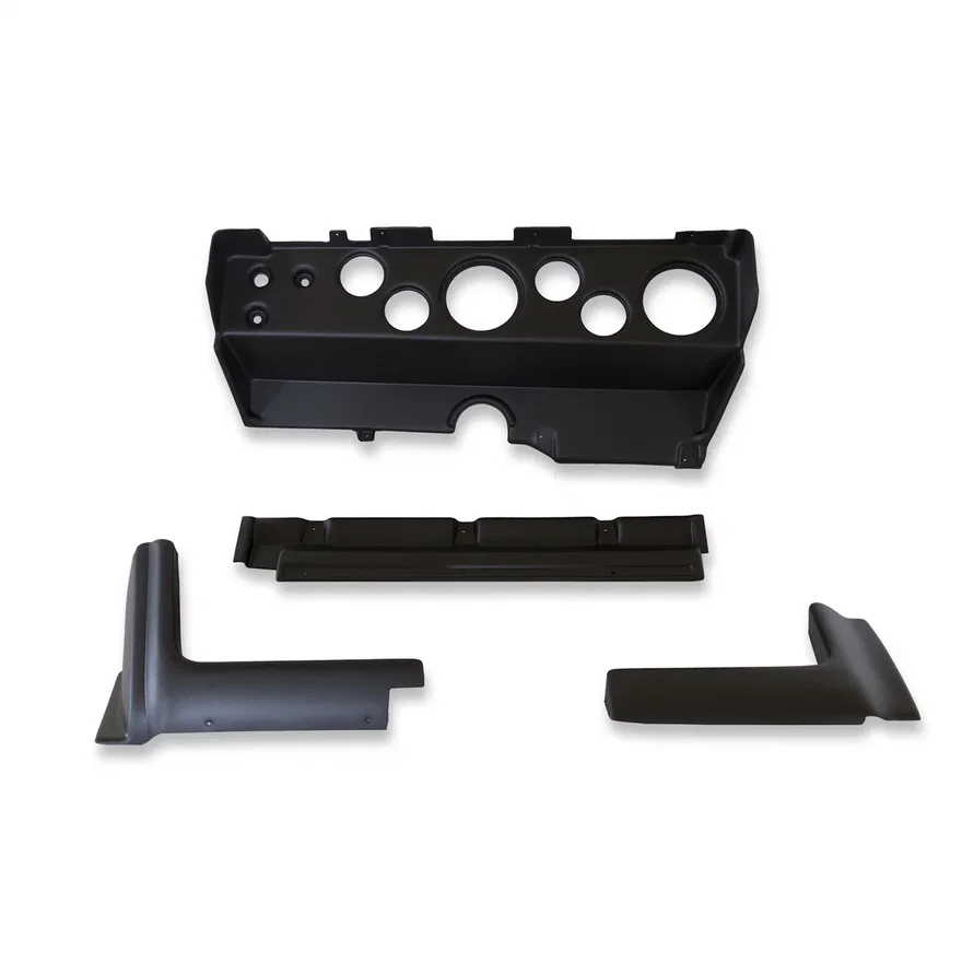 DIRECT FIT DASH KIT; EBODY/CUDA/CHALLENGER 70-74; TACH/MPH/FUEL/OILP/WTMP/VOLT;