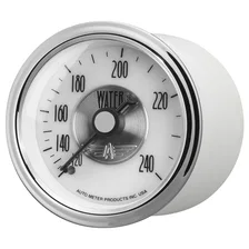 GAUGE; WATER TEMP; 2 1/16in.; 240deg.F; MECH; PRESTIGE PEARL image 2