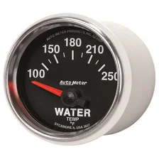 GAUGE; WATER TEMP; 2 1/16in.; 100-250deg.F; ELECTRIC; GS image 2