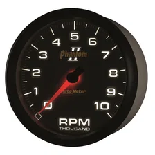 GAUGE; TACHOMETER; 5in.; 10K RPM; IN-DASH; PHANTOM II image 3