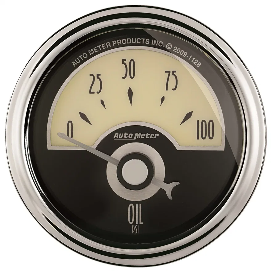 GAUGE; OIL PRESS; 2 1/16in.; 100PSI; ELEC; CRUISER AD