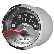 GAUGE; OIL TEMP; 2 1/16in.; 300deg.F; ELEC; AMERICAN MUSCLE image 2