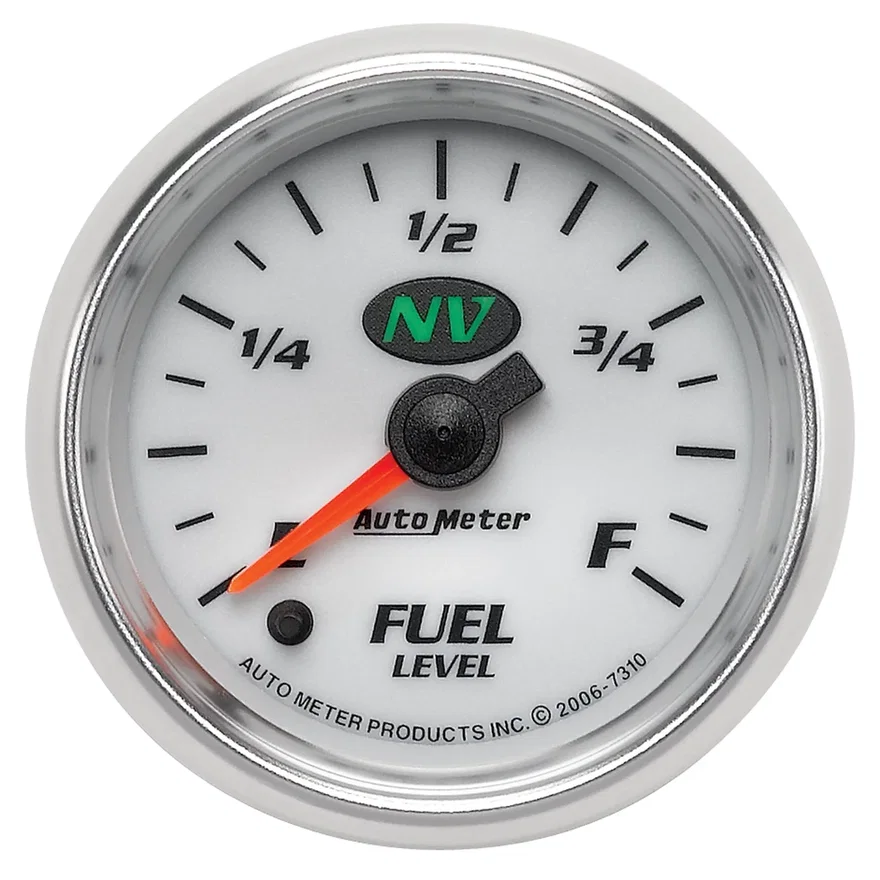 GAUGE; FUEL LEVEL; 2 1/16in.; 0-280O PROGRAMMABLE; NV