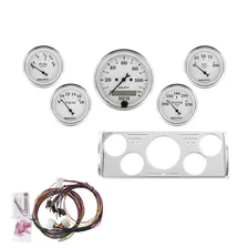 DIRECT FIT DASH KIT; CHEVY TRUCK 40-46; MPH/FUEL/OILP/WTMP/BAT; OTW image 1