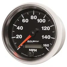GAUGE; SPEEDOMETER; 3 3/8in.; 160MPH; ELEC. PROGRAMMABLE; GS image 2