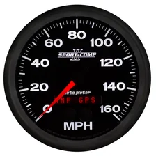 GAUGE; SPEEDOMETER; 5in.; 160MPH; GPS; SPORT-COMP II image 4