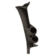 DIESEL GAUGE KIT; A-PILLAR; FORD 99-07; BOOST/EGT; 60PSI/2000deg.F; BLK; SPEK-PR image 2