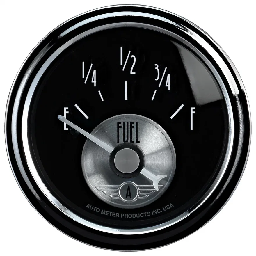 GAUGE; FUEL LEVEL; 2 1/16in.; 240OE TO 33OF; ELEC; PRESTIGE BLK. DIAMOND