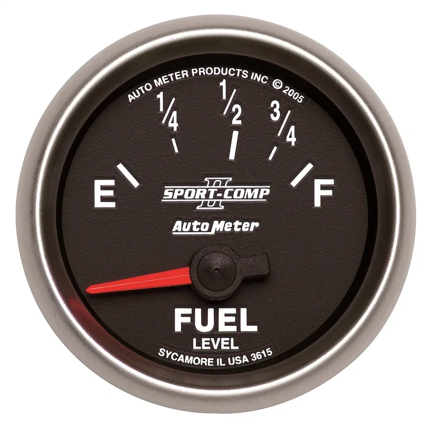 GAUGE; FUEL LEVEL; 2 1/16in.; 73OE TO 10OF; ELEC; SPORT-COMP II