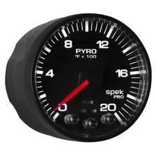 GAUGE; PYRO. (EGT); 2 1/16in.; 2000deg.F; STEPPER MOTOR W/PEAK/WARN; BLK/BLK; SP image 7