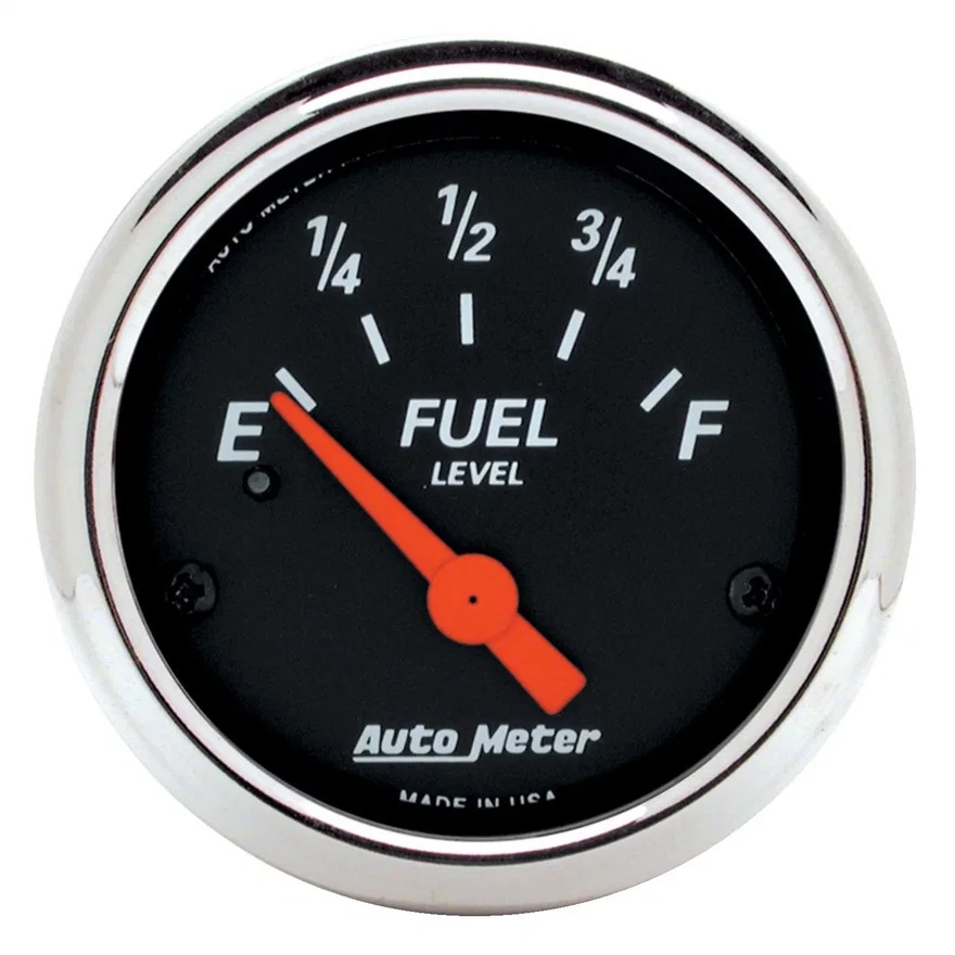 GAUGE; FUEL LEVEL; 2 1/16in.; 240OE TO 33OF; ELEC; DESIGNER BLACK