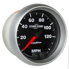GAUGE; SPEEDOMETER; 3 3/8in.; 140MPH; GPS; SPORT-COMP II image 5
