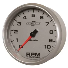 GAUGE; TACHOMETER; 5in.; 10K RPM; IN-DASH; ULTRA-LITE II image 2