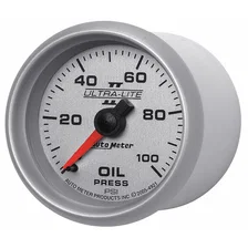 GAUGE; OIL PRESSURE; 2 1/16in.; 100PSI; MECHANICAL; ULTRA-LITE II image 2