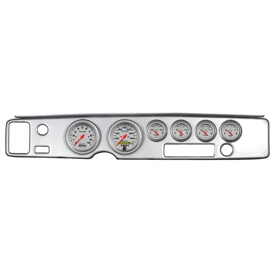 DIRECT FIT DASH KIT; FIREBIRD 70-81; TACH/MPH/FUEL/OILP/WTMP/VOLT; ULTRA-LITE