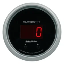 GAUGE; VAC/BOOST; 2 1/16in.; TWO CHANNEL; SELECTABLE; SPORT-COMP ELITE DIGITAL image 2