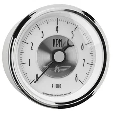 GAUGE; TACHOMETER; 3 3/8in.; 8K RPM; IN-DASH; PRESTIGE PEARL image 5