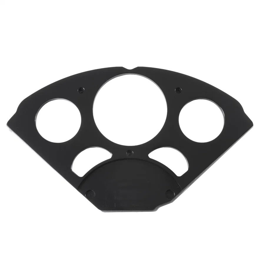 DASH INSERT; CHEVY 55-56; 1 X 3-1/8in./4 X 2-1/16in.; SR BEZEL; BLACK