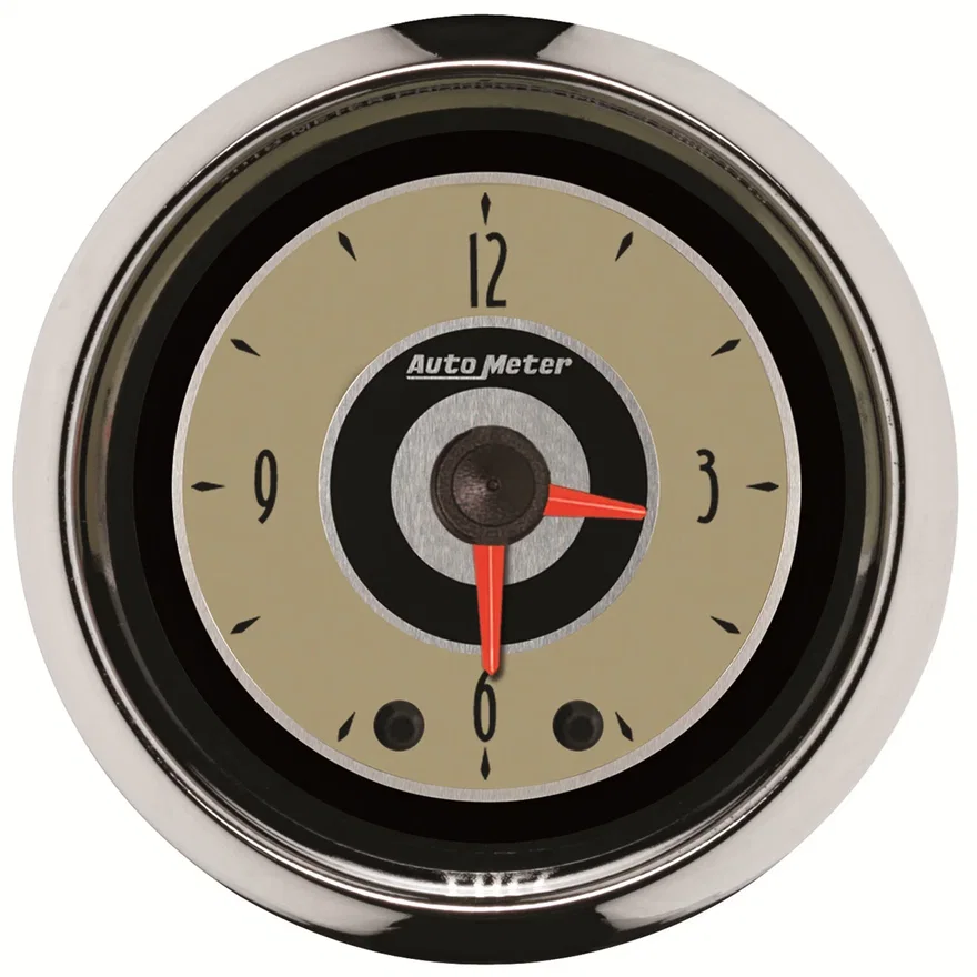 GAUGE; CLOCK; 2 1/16in.; 12HR; ANALOG; CRUISER