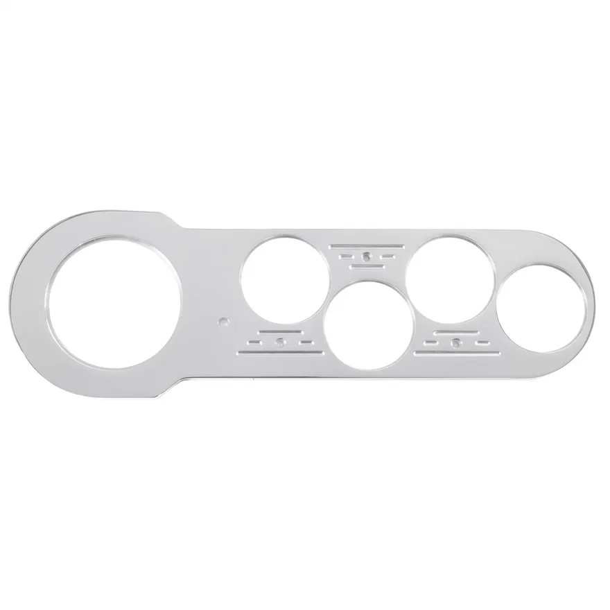 DASH PANEL; CHEVY CAR 53-54; 1 X 3-1/8in.; 4 X 2-1/16in.; BILLET