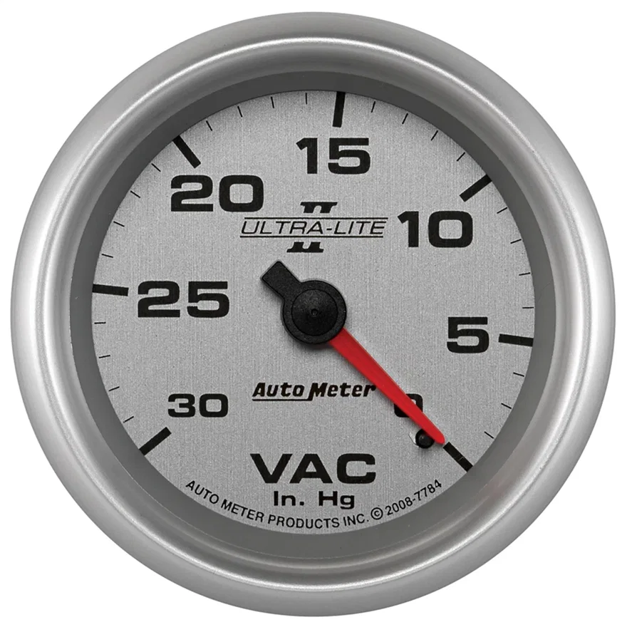 GAUGE; VACUUM; 2 5/8in.; 30INHG; MECHANICAL; ULTRA-LITE II