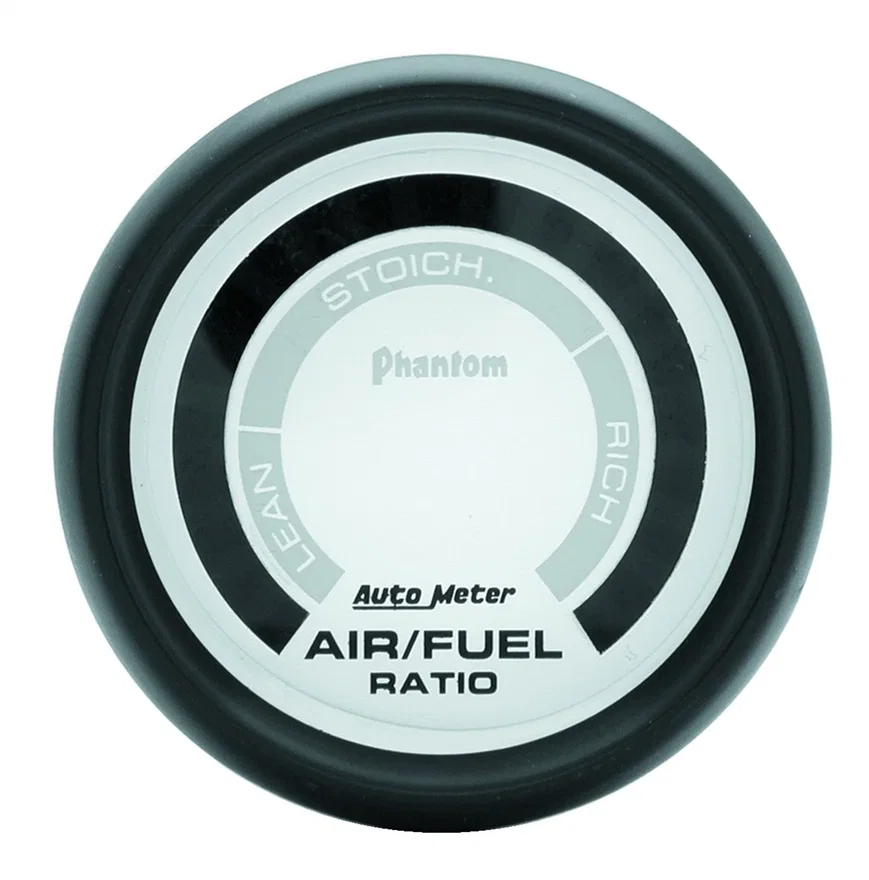 GAUGE; AIR/FUEL RATIO-NARROWBAND; 2 1/16in.; LEAN-RICH; LED ARRAY; PHANTOM