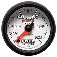 GAUGE; FUEL PRESSURE; 2 1/16in.; 100PSI; DIGITAL STEPPER MOTOR; PHANTOM II image 2