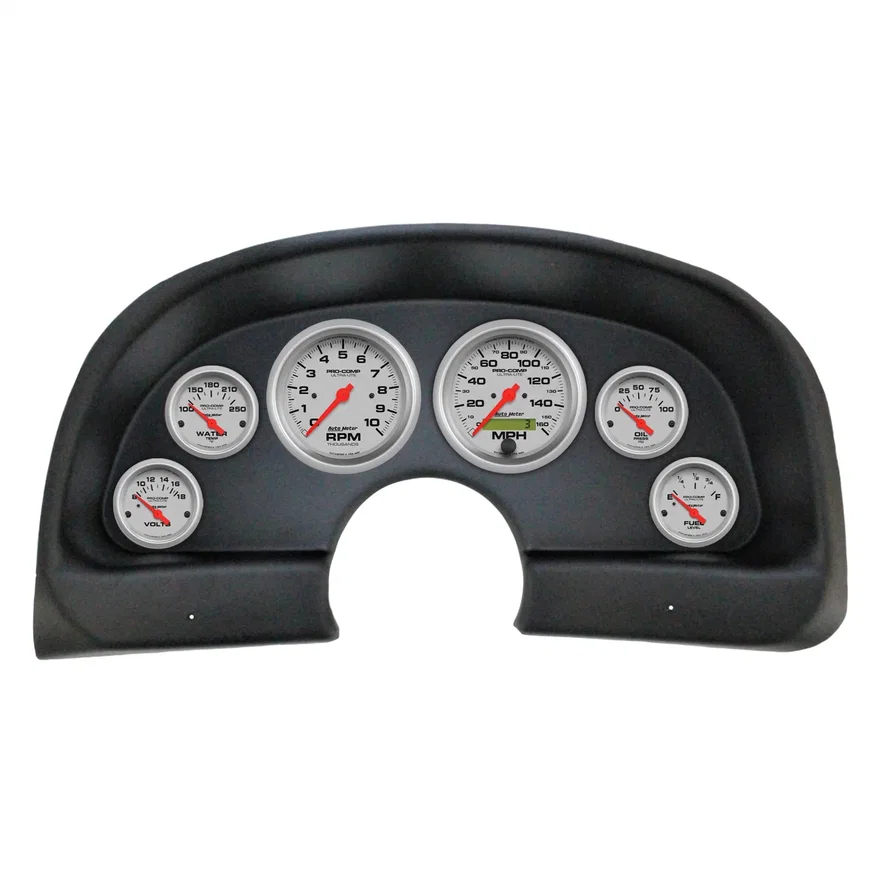 DIRECT FIT DASH KIT; (3 3/8in. X2; 2 1/16in. X4); CHEVY CAMARO 93-02; ULTRA-LITE