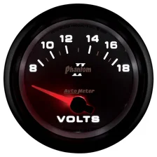 GAUGE; VOLTMETER; 2 5/8in.; 18V; ELECTRIC; PHANTOM II image 4