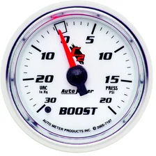 GAUGE; VAC/BOOST; 2 1/16in.; 30INHG-20PSI; MECHANICAL; C2 image 1
