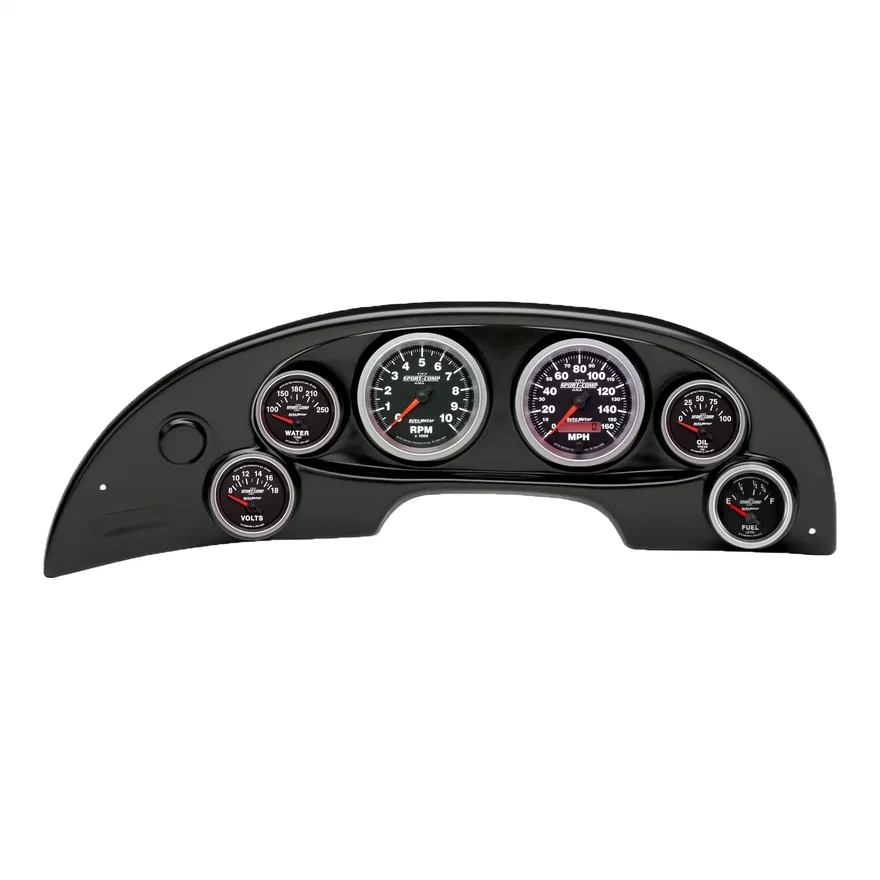 DIRECT FIT DASH KIT; (3 3/8in. X2; 2 1/16in. X4); FORD MUSTANG 94-04; SPORT-COMP