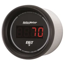 GAUGE; PYROMETER (EGT); 2 1/16in.; 1600deg.F; DIGITAL; BLACK DIAL W/RED LED image 2