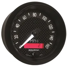 GAUGE; SPEEDOMETER; 3 3/8in.; 160MPH; ELEC. PROGRAMMABLE; GT image 6