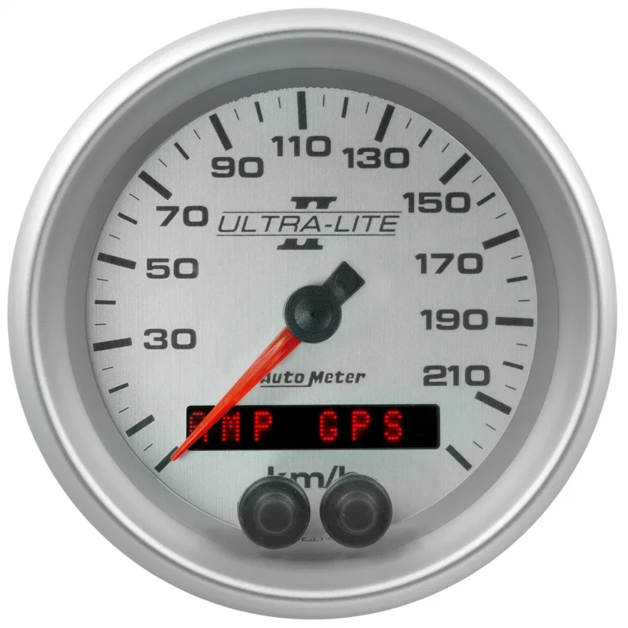 GAUGE; SPEEDOMETER; 3 3/8in.; 225KM/H; GPS; ULTRA-LITE II