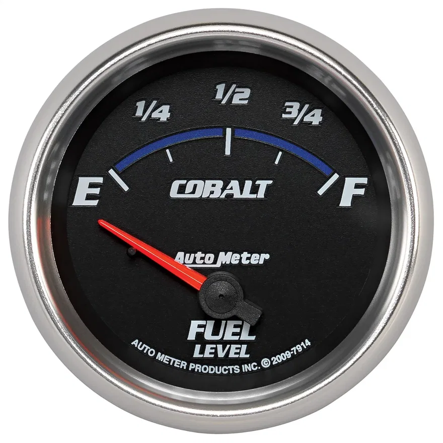 GAUGE; FUEL LEVEL; 2 5/8in.; 0OE TO 90OF; ELEC; COBALT
